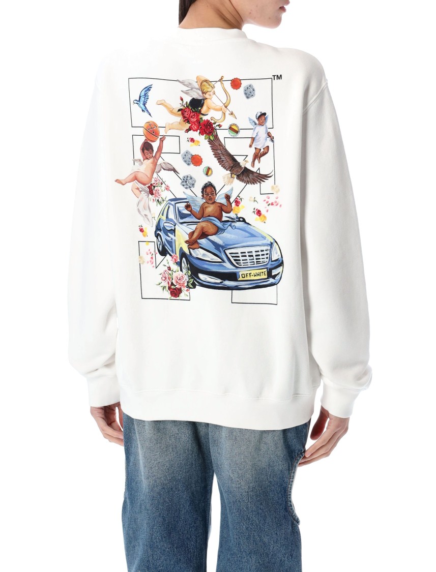 Off-white Fresco Arrow Printed T-shirt In White