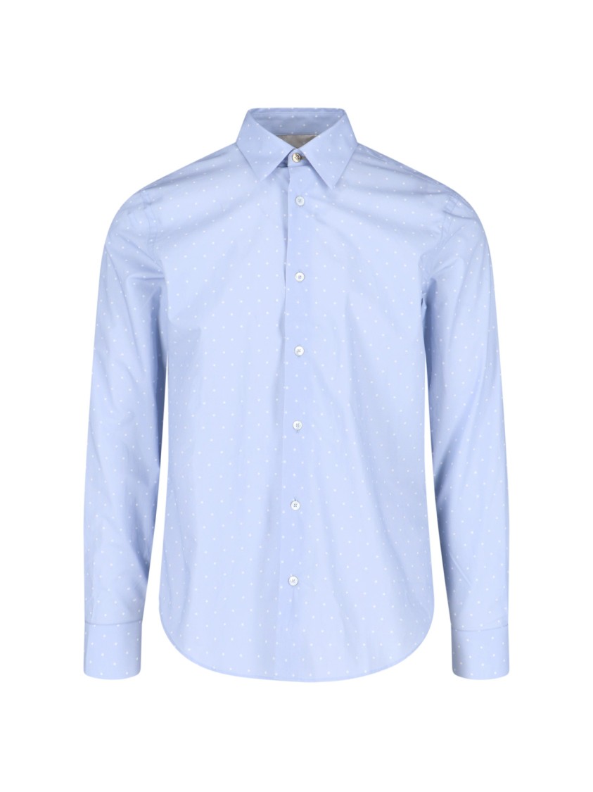 PAUL SMITH PAUL SMITH POLKA DOT' SHIRT – LIGHT BLUE