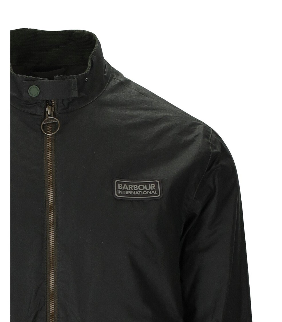 Barbour International Colvile Wax Sage Green Jacket In Green