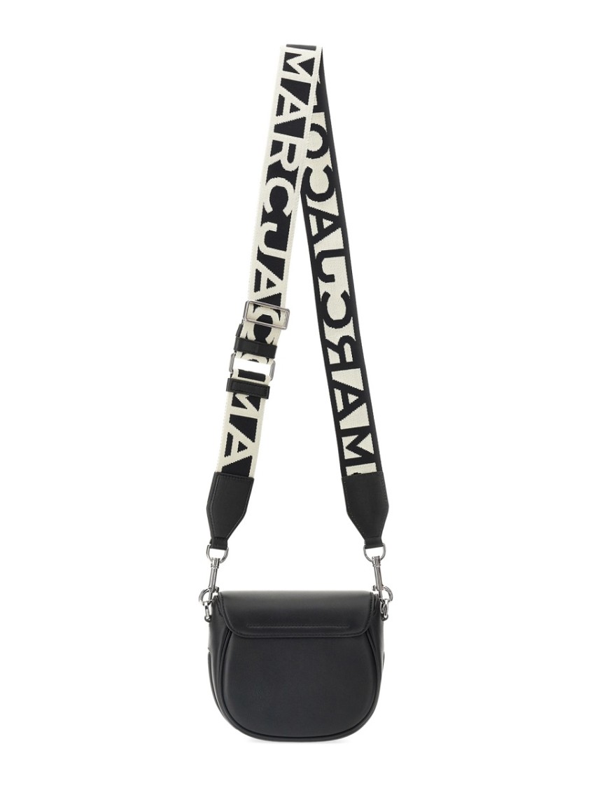 Marc Jacobs The J Marc Small Saddle Bag In Black
