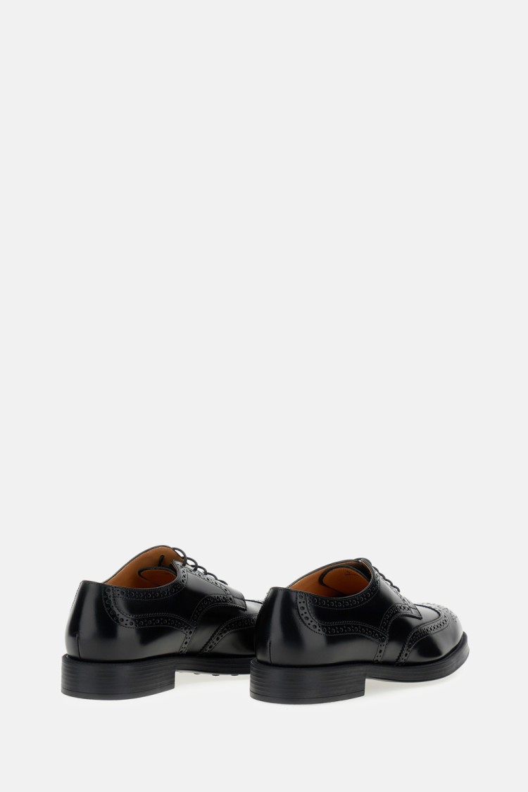 Tod's Derby Low Shoes In Black