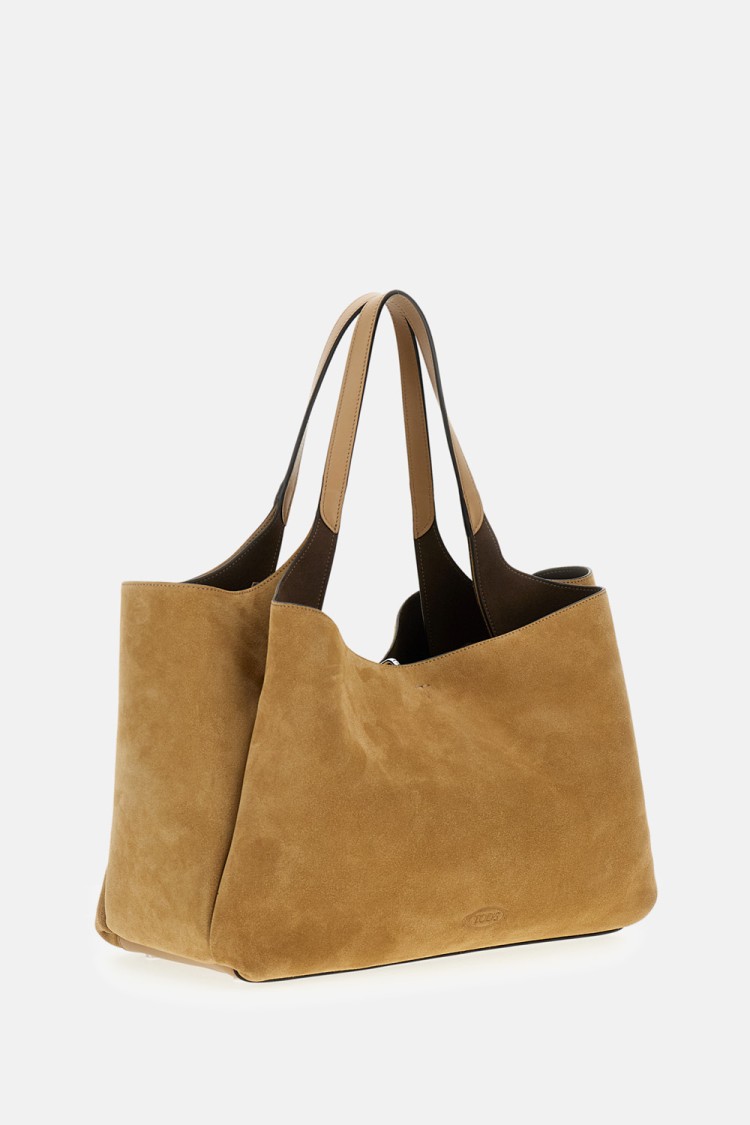 Tod's Apa Medium 2-handle Bag In Neutral