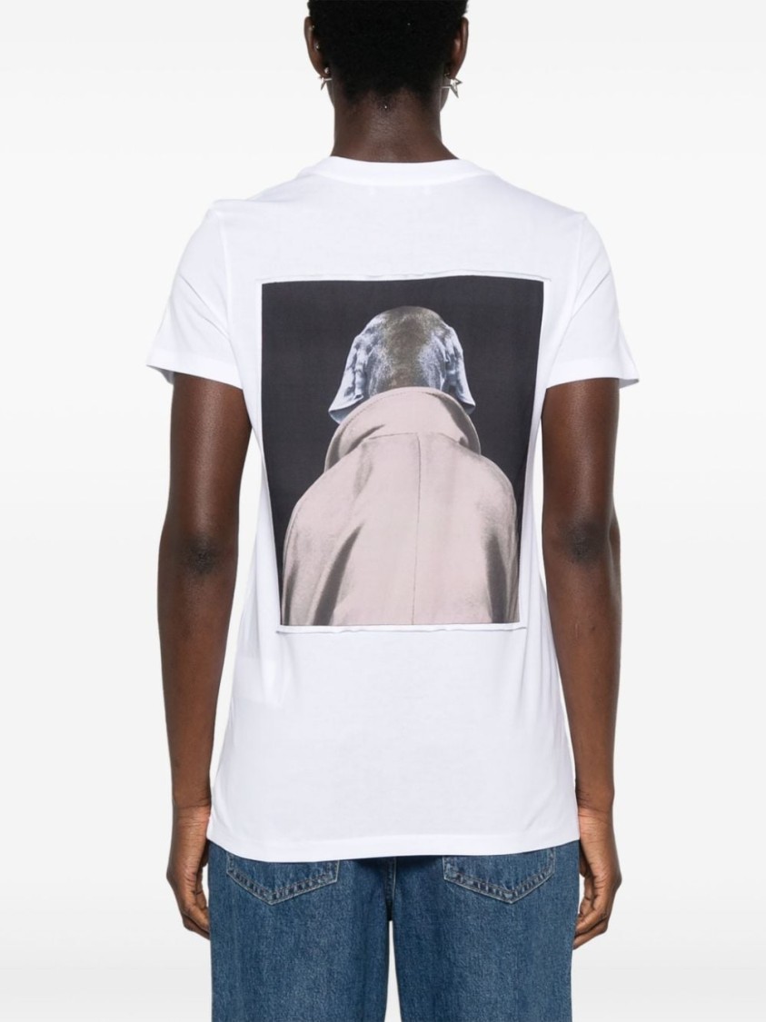 Shop Max Mara Classic White T-shirt