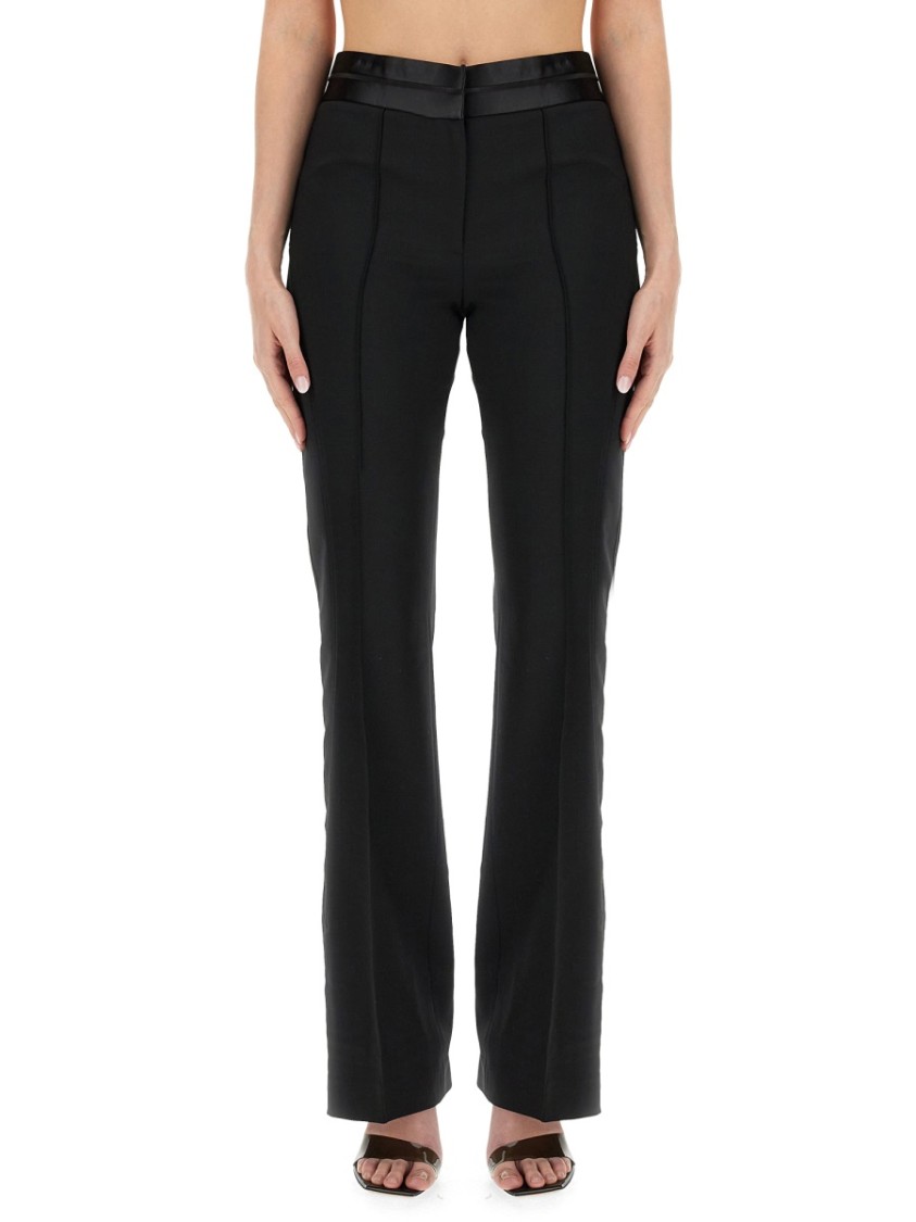 Helmut Lang Tailored Black Bootcut Pants In Black