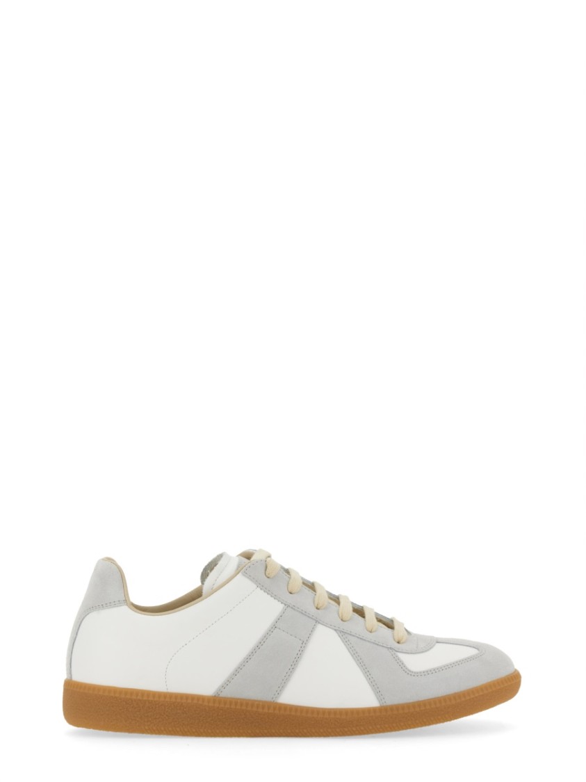 Shop Maison Margiela Sneaker "replica" In White