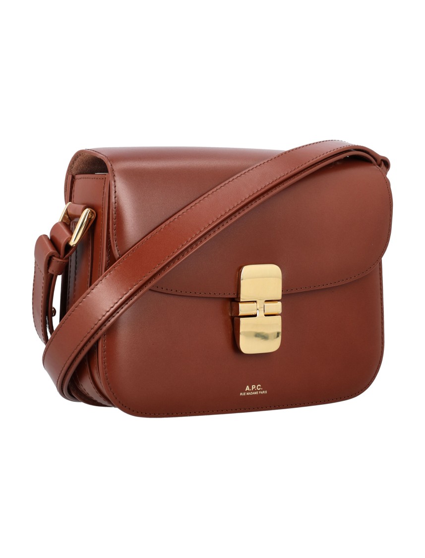 Apc A.p.c. Sac Grace Small Bag In Brown