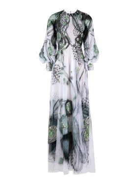 Saiid Kobeisy One Shoulder Crepe Beaded Dress | THE LIST