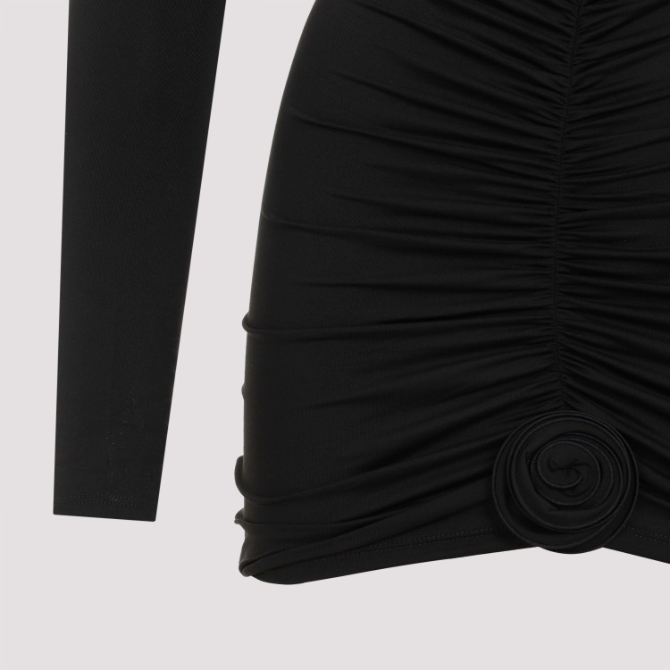 La Reveche Lillibet Black Polyamide Mini Dress | THE LIST