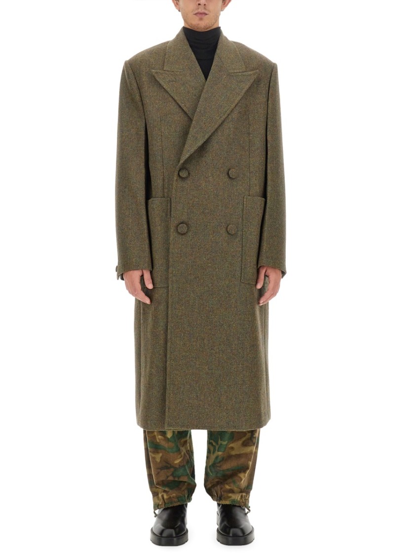 Givenchy Double-breasted Oversize Wool Coat