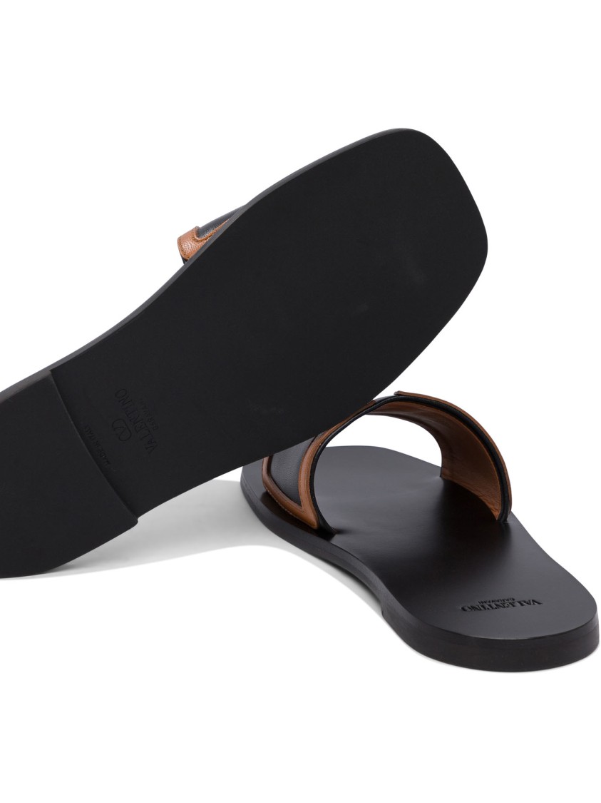 Valentino Garavani "viva Superstar" 5 Mm Slides In Gray