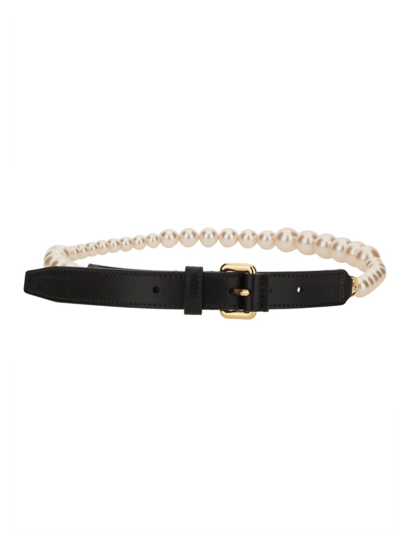 ベルト Moschino Belt With Pearl Adornments Moschino Belt With Pearl Adornments | ModeSens