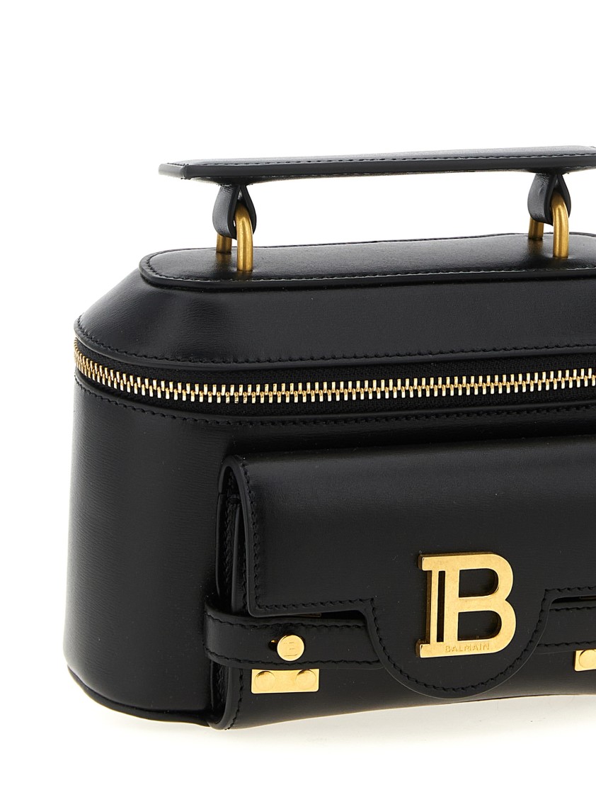 Balmain Black B-buzz Vanity Handbag In Black