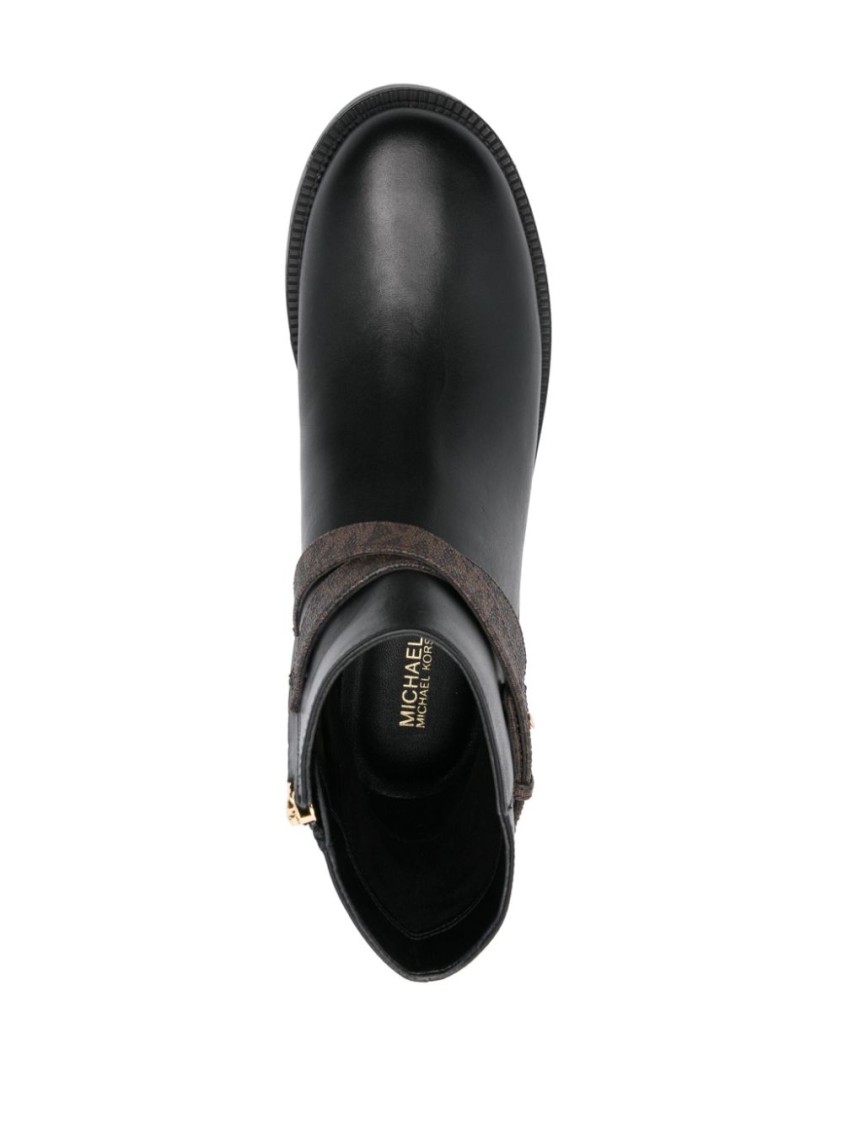 Michael Kors Abigail Flat Bootie In Black
