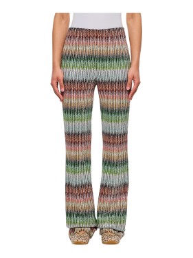 パンツ Missoni Gold Lame Chevron Viscose Flare Pants Missoni Gold Lamé Chevron Viscose Flare Pants | THE LIST