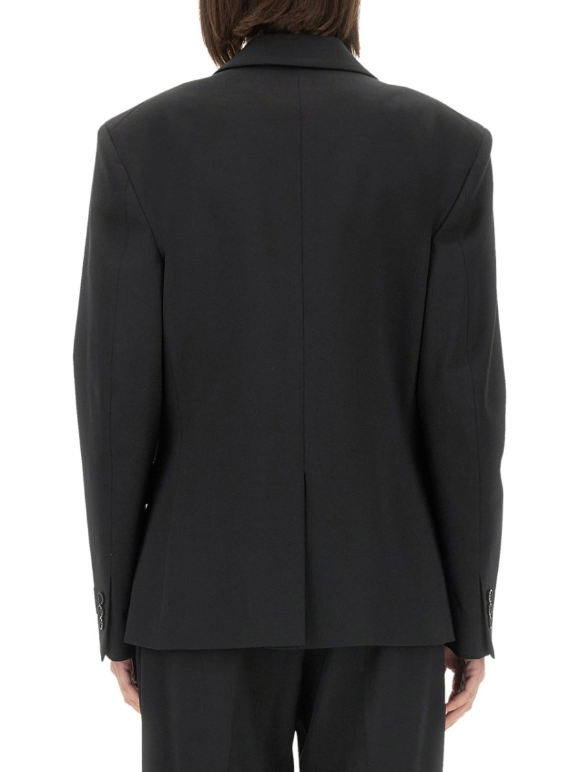 Msgm Jacket With Zip In Black