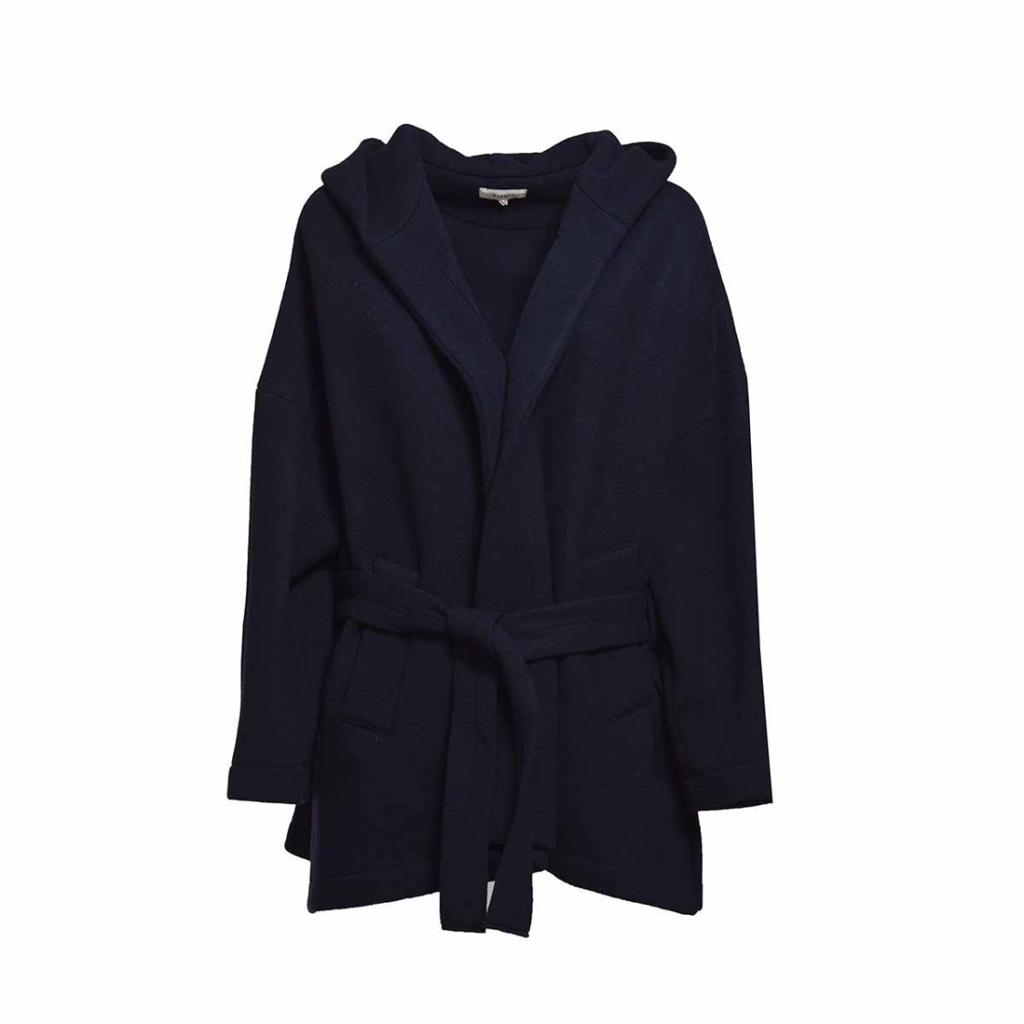 Barena Venezia Carmela Woolly Dressing Gown Coat Virgin Wool - Navy Blue