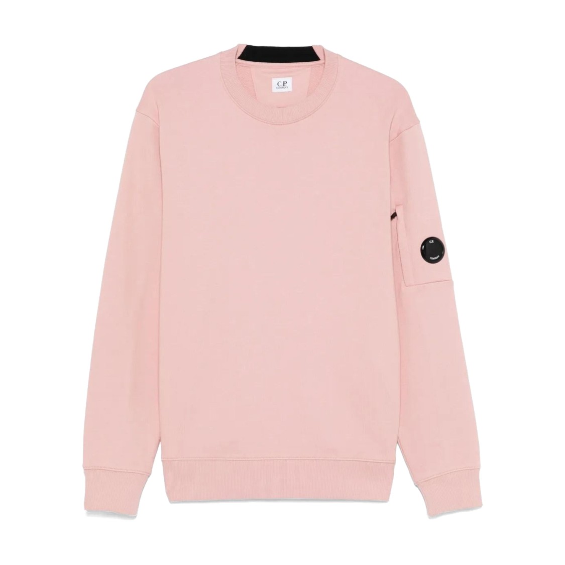 C.p. Company Crew Neck Sweatshirt With Distinctive Lens Detail