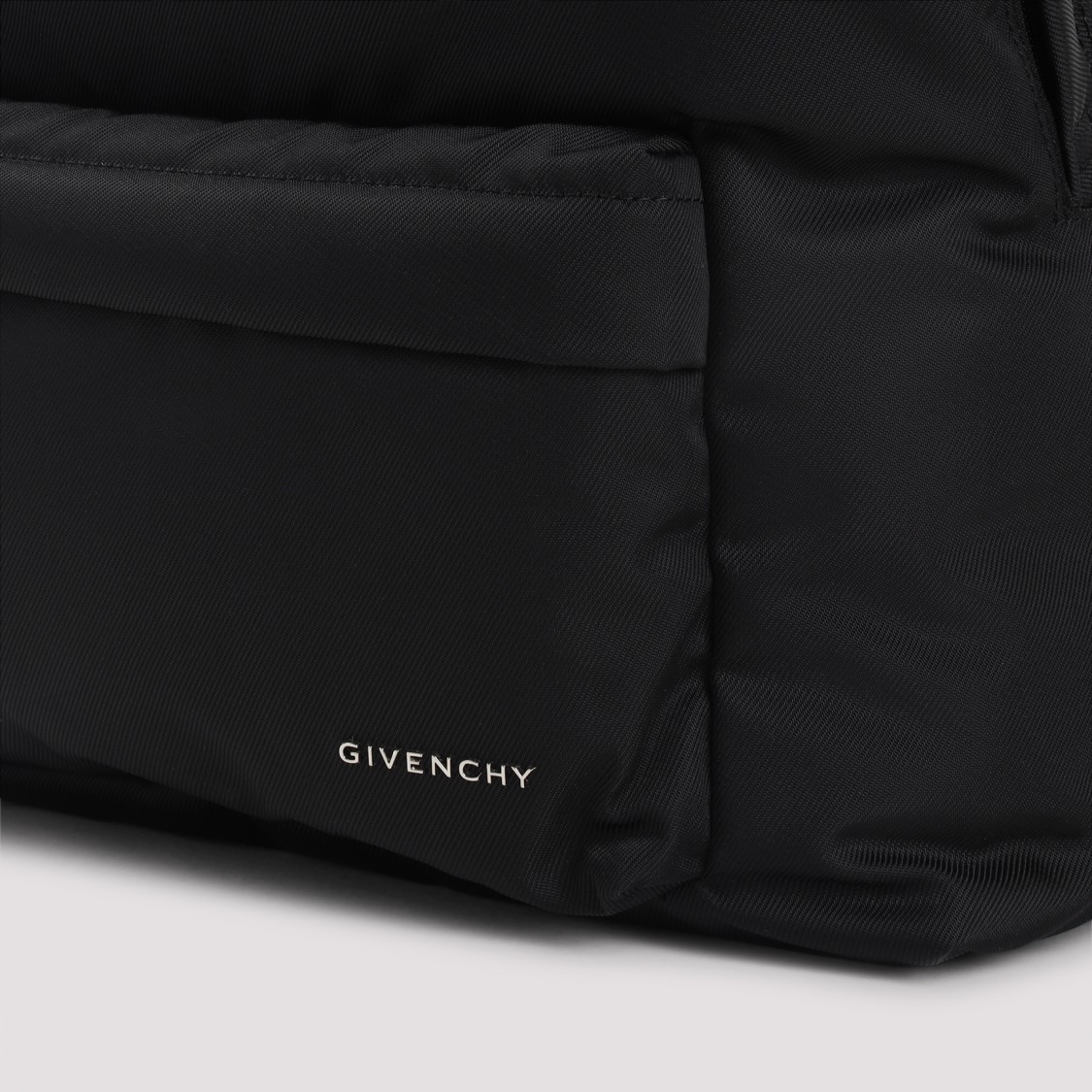 Givenchy Rounded Silhouette Backpack With Subtle Logo Detail In Black