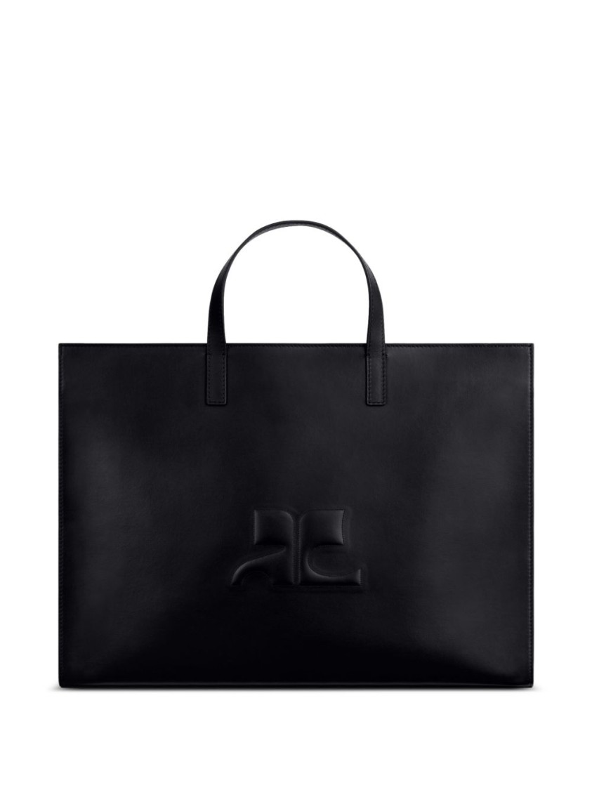 Courrèges Black Shopper Bag
