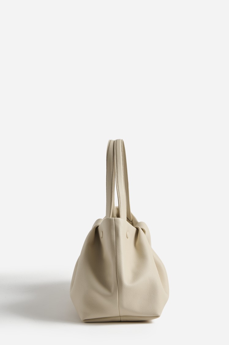 Themoirè Athena Bottalato Gathered Design Tote Handbag