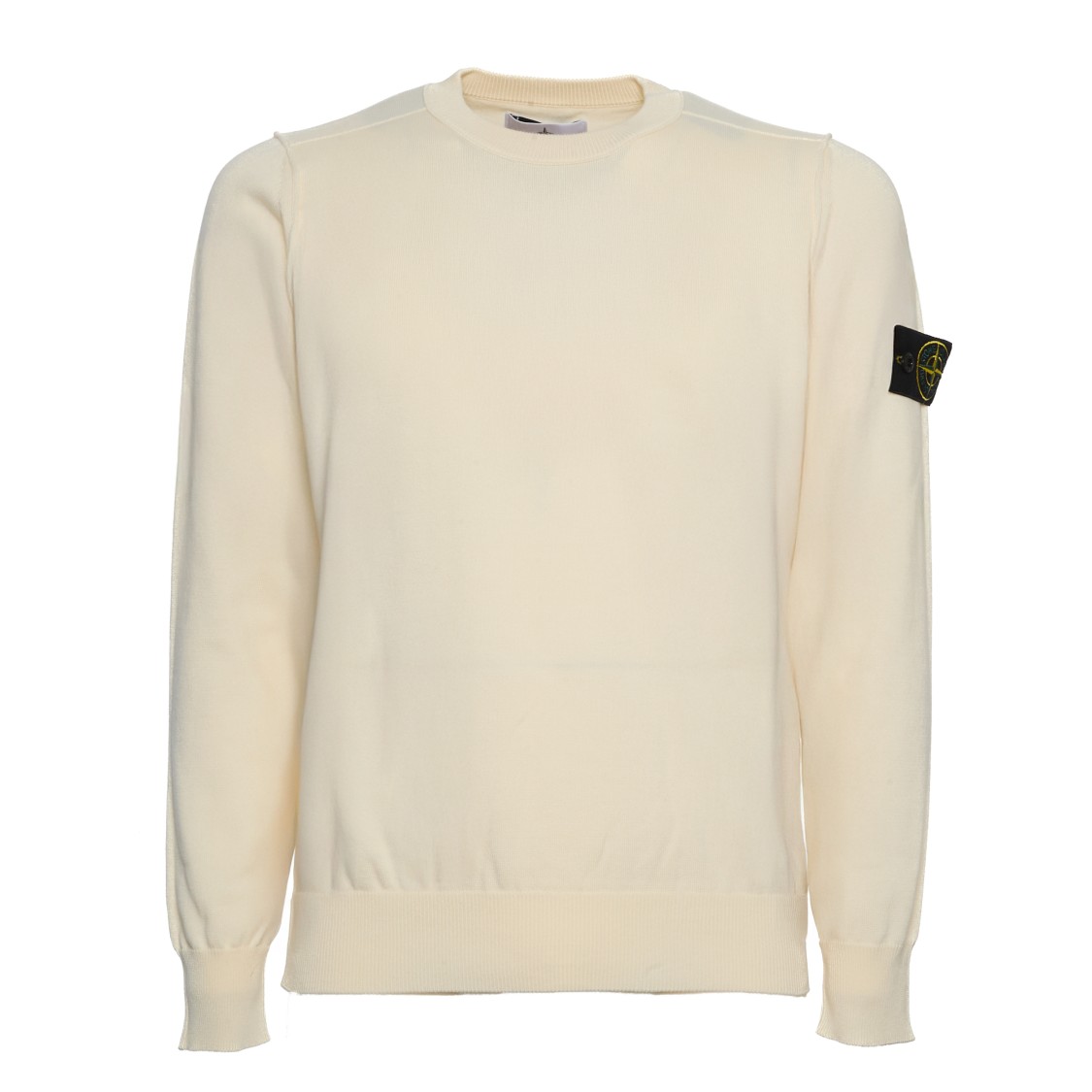 Stone Island Cotton Blend Sweater In Neutrals