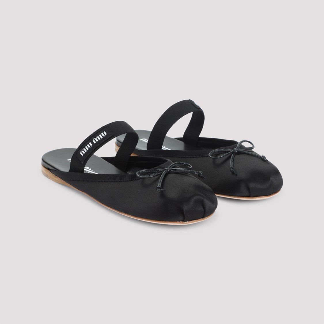 Miu Miu Black Viscose Mules