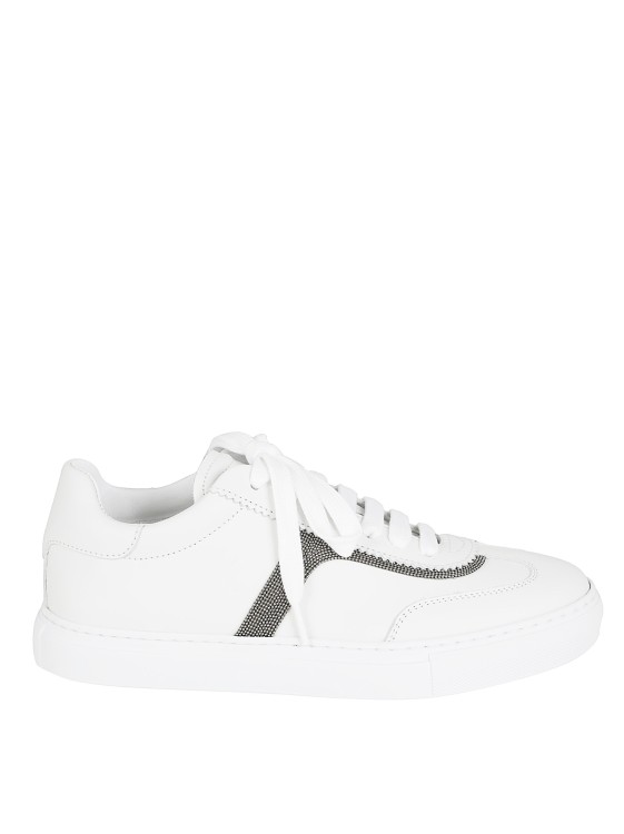 Brunello Cucinelli Textured White Leather | THE LIST