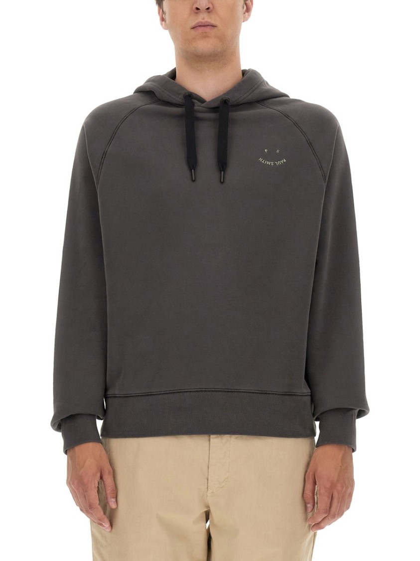 Ps By Paul Smith Ps Paul Smith Grey Organic Cotton Sweatshirt
