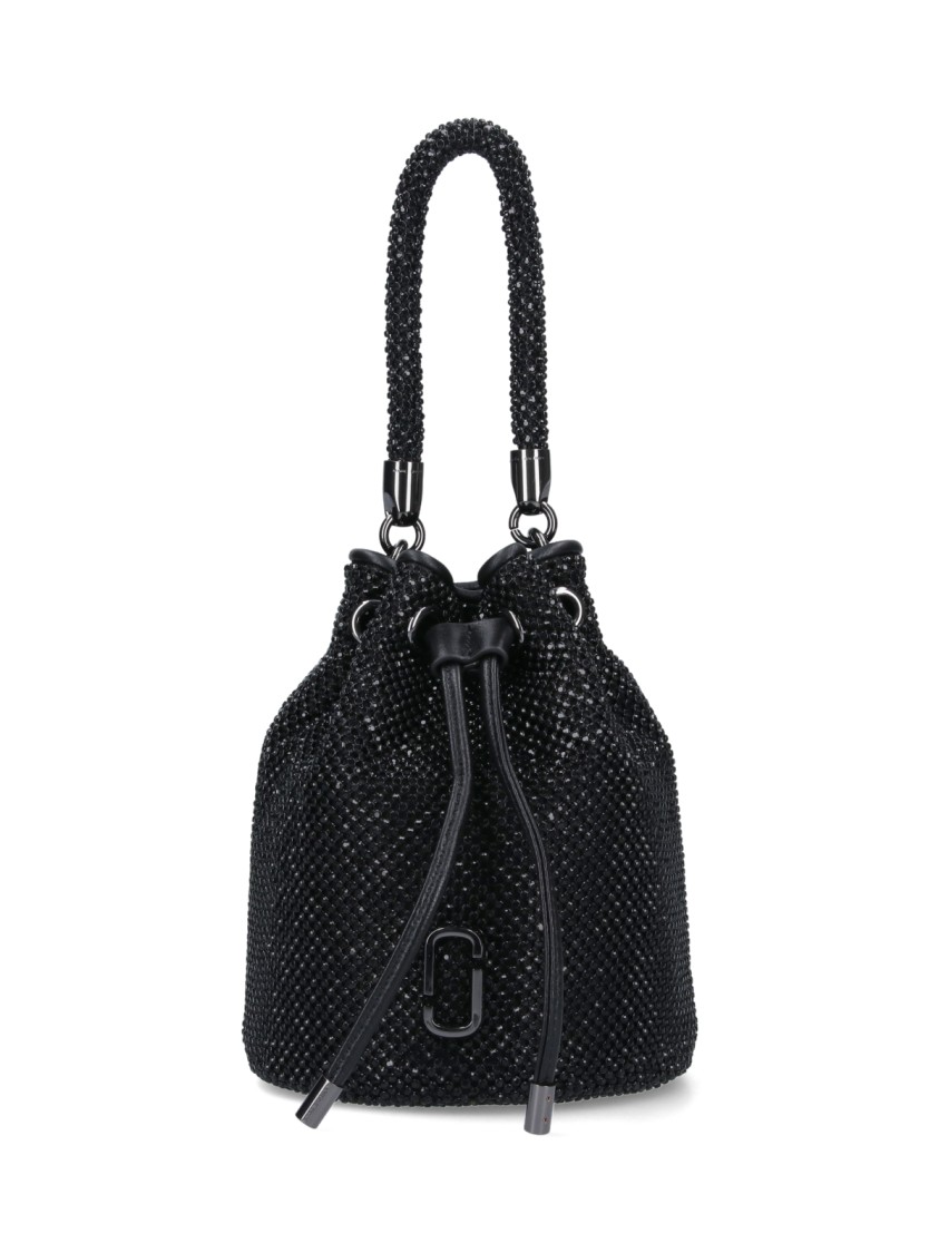 Marc Jacobs Mini Logo Bucket Bag  Black