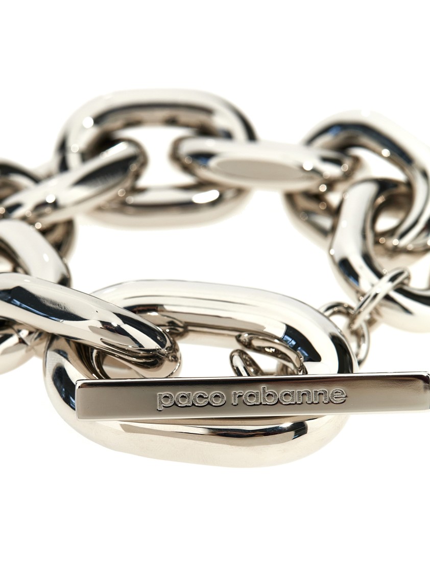 Rabanne Paco 'xl Link' Bracelet In Silver