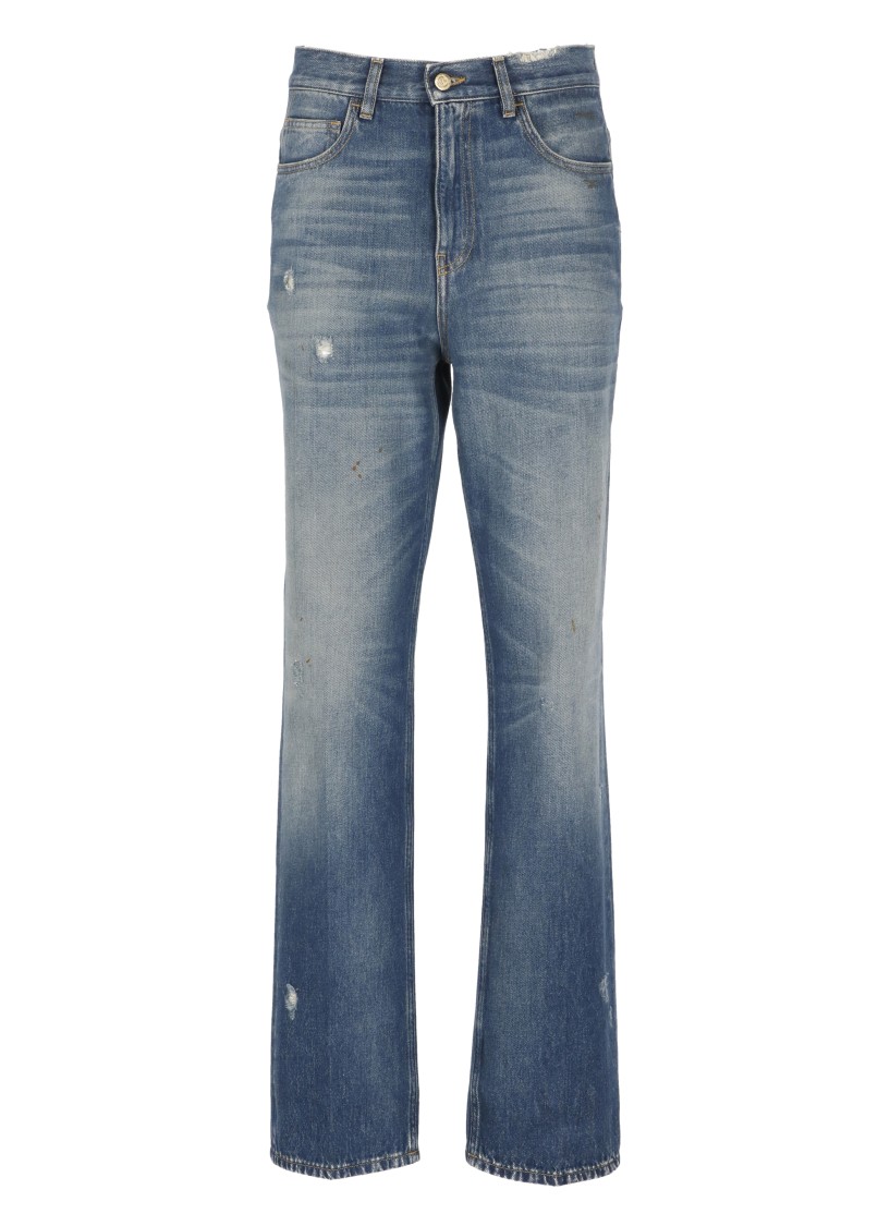 Shop Golden Goose Blue Norma Jeans