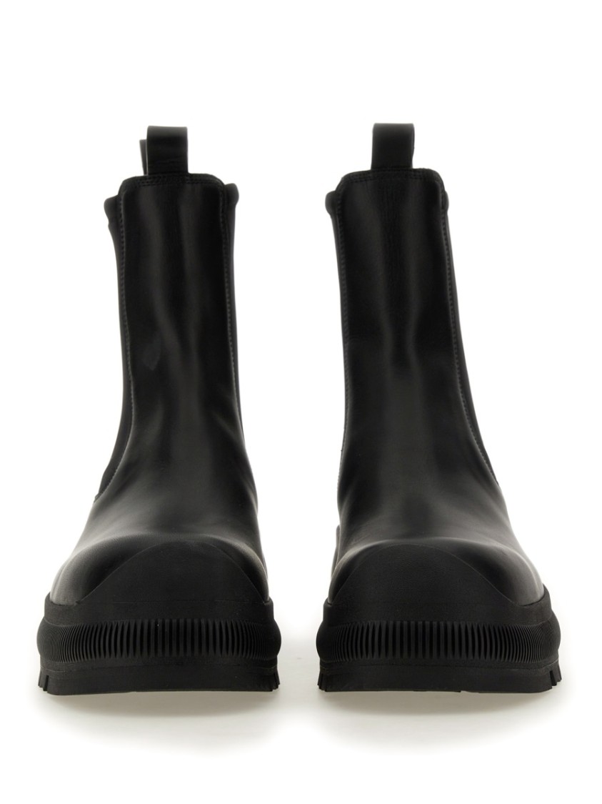 Jil Sander Men's Classic Chelsea Boot In Black