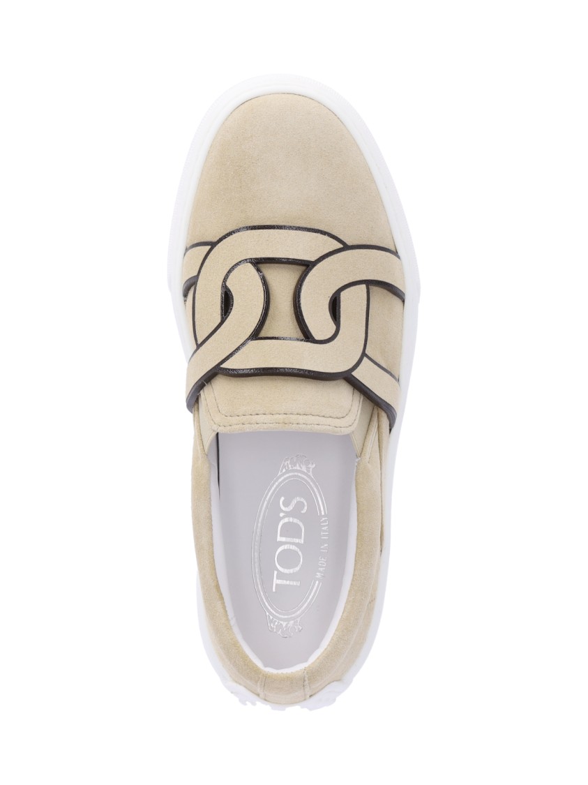 TOD'S TOD'S "KATE" SNEAKERS – BEIGE 