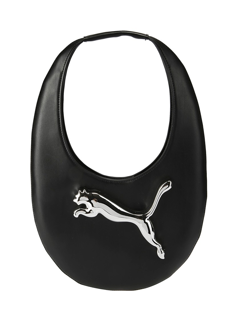 Coperni X Puma Oval Black Shoulder Bag In Black