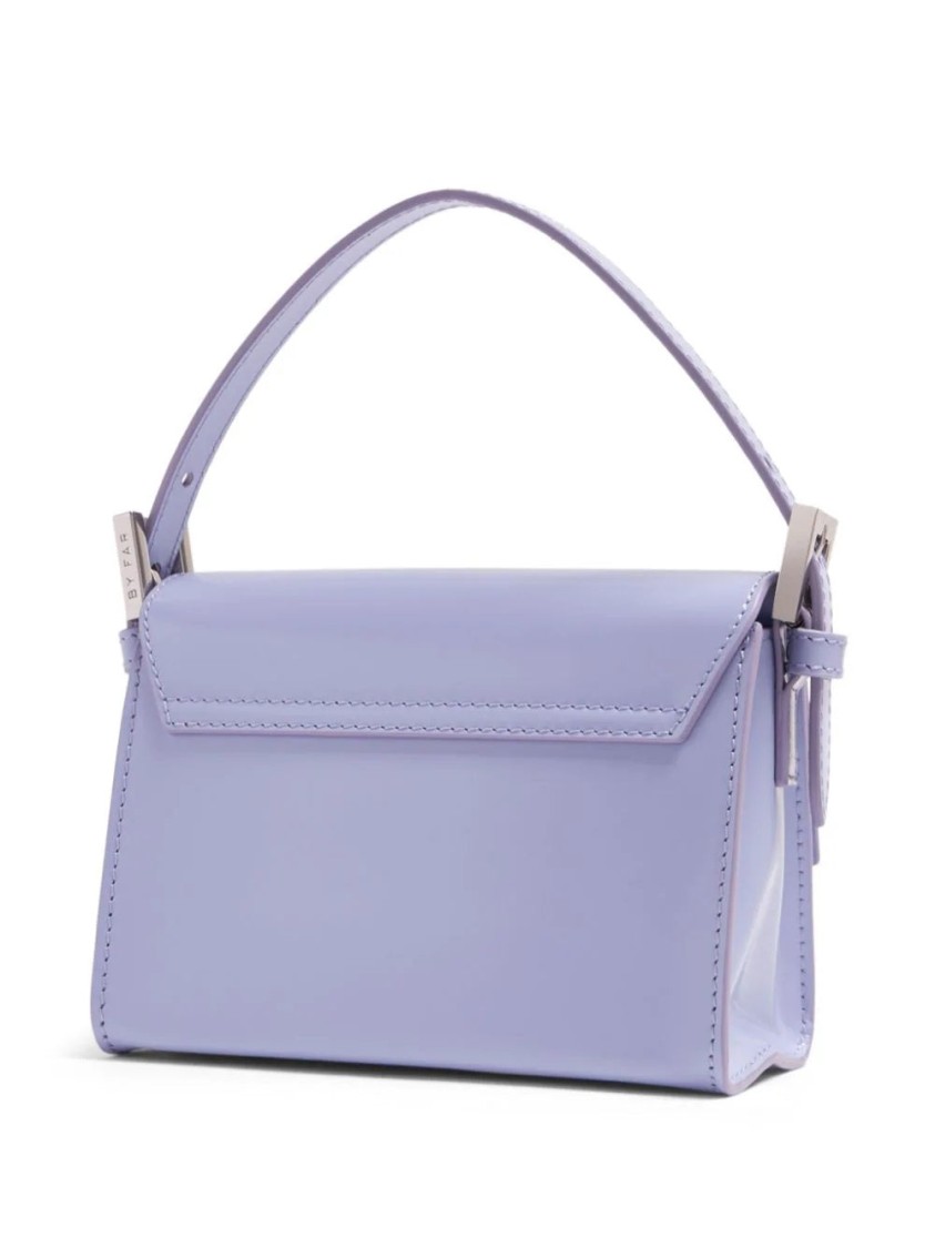 By Far Fran Bluebell Leather Handbag In Blue