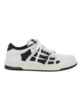 Amiri Checkered Skel Top Low Sneaker Black And White | THE LIST