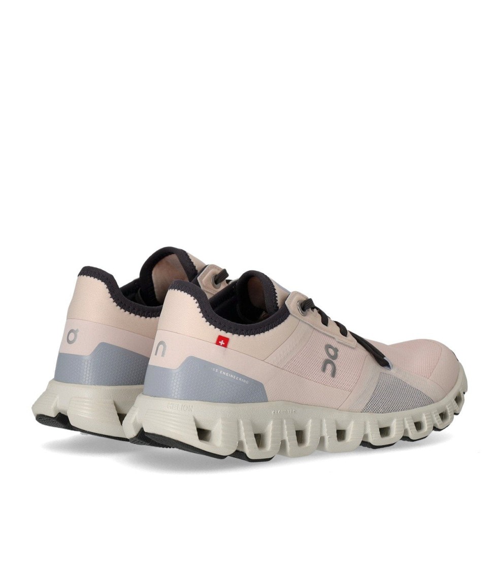 On Cloud X 3 Ad Shell Heather Sneaker In Pink