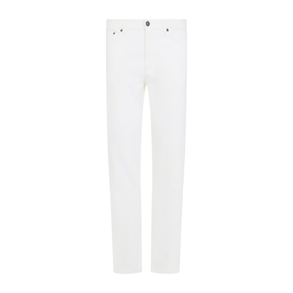 Shop Zegna Straight-leg Jeans With Subtle Details