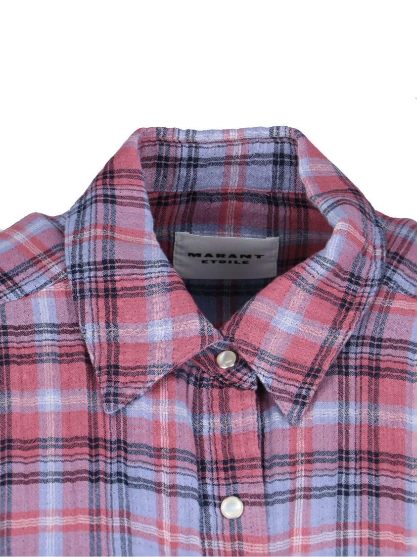 ISABEL MARANT ÉTOILE ISABEL MARANT ÉTOILE NATH' TROMPE-L'ŒIL SHIRT – MULTICOLOR