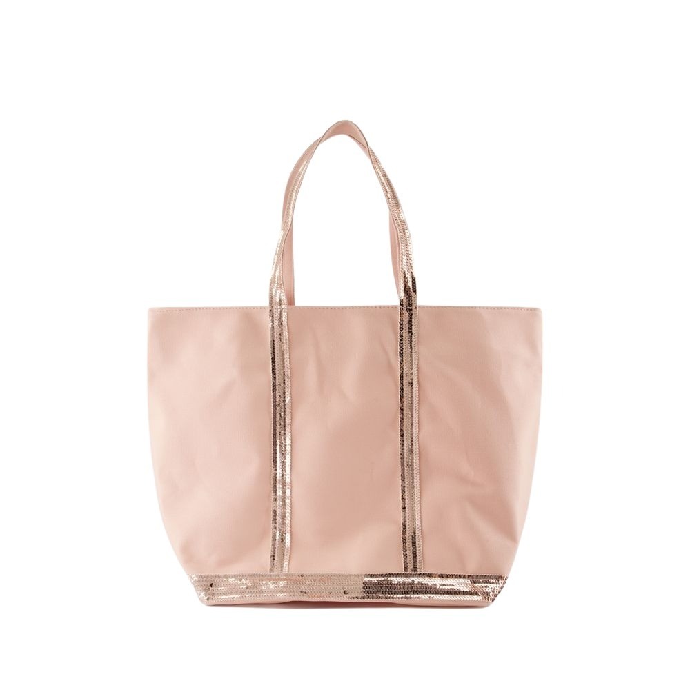 トートバッグ Shopping bag L - Vanessa Bruno - Cotton - Pink Vanessa Bruno Shopping Bag L - Cotton - Pink Tote Bag | THE LIST