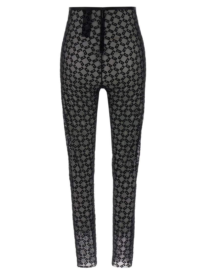Givenchy Fitted Leggings With Distinctive Pattern And High Waistband