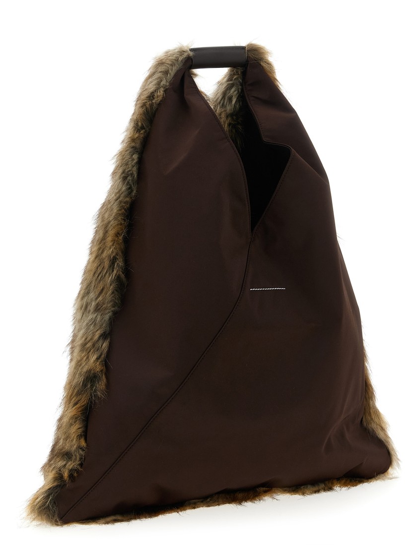 Mm6 Maison Margiela 'japanese Classic' Shoulder Bag In Brown