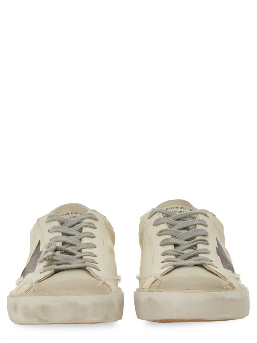 Shop Golden Goose "super-star" Sneakers In White