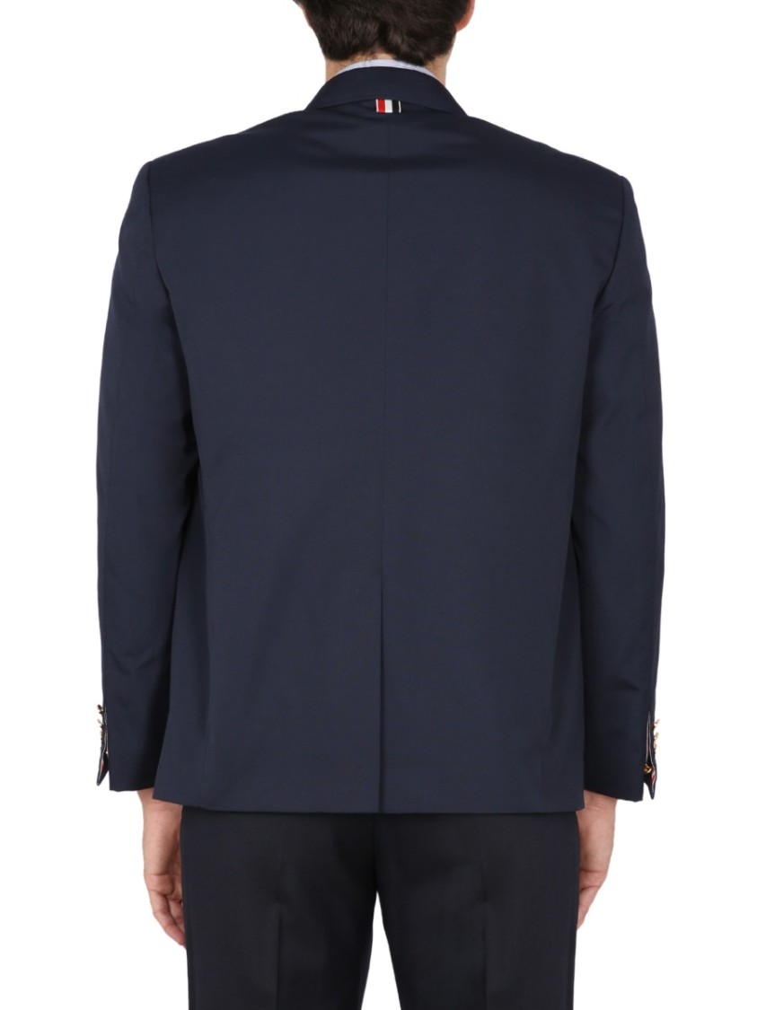 Thom Browne Single-breasted Two-button Blazer In Blue