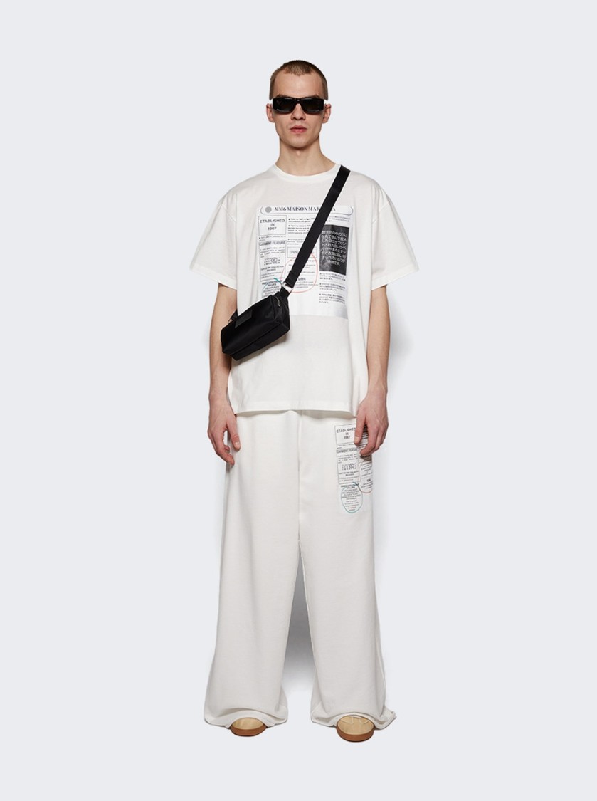 Maison Margiela Replica Leather And Suede-trimmed Twill Sneakers
