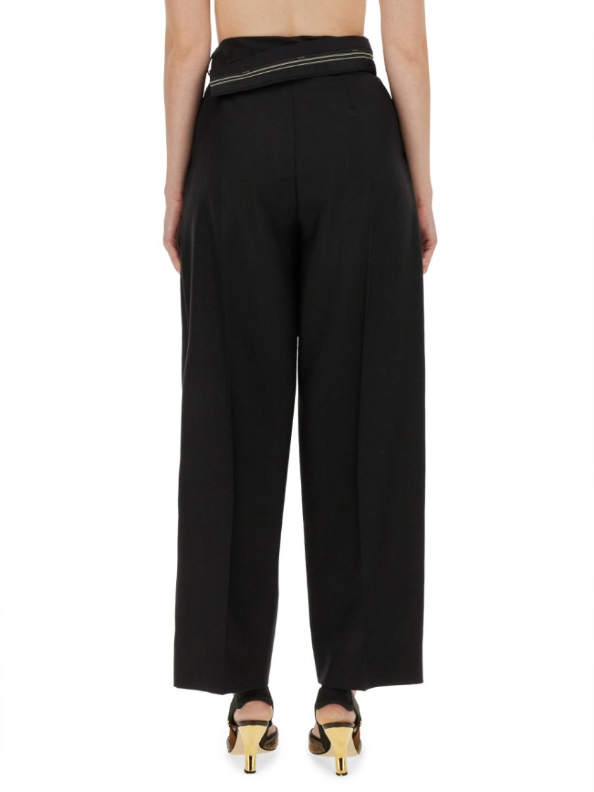 Fendi "kid Mohair Carrot Fit Pants
