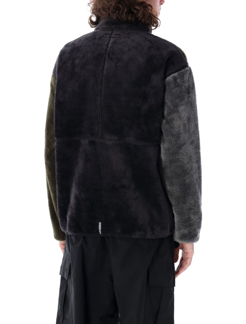 Manastash Panelled Fleece Jacket In Multicolor
