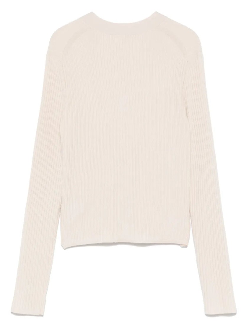 Joseph Ribbed-knit Cardigan In Neutrals