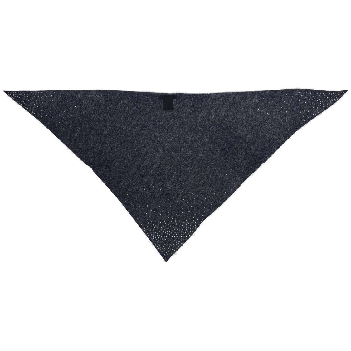 Faliero Sarti Triangular Cashmere Scarf With Swarovski Embellishments