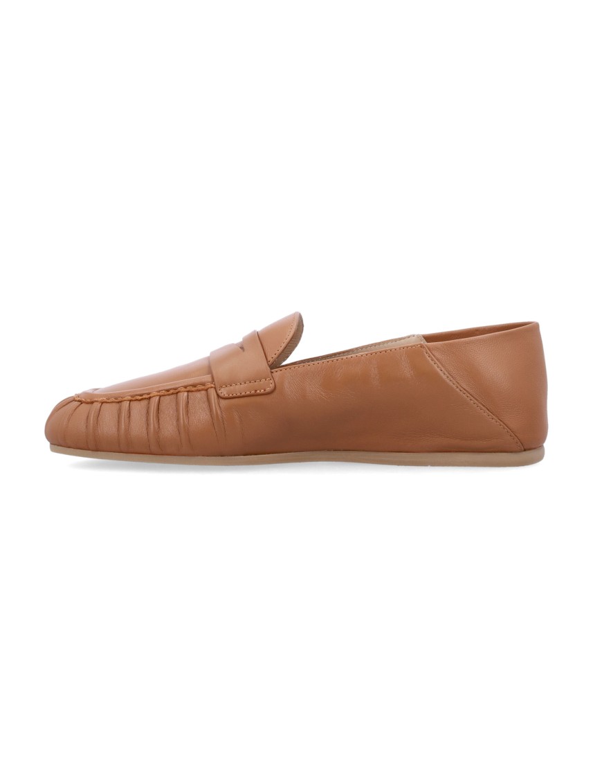 Stuart Weitzman Almond Toe Leather Lace-up Shoes